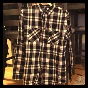 H&M long sleeve flannel shirt